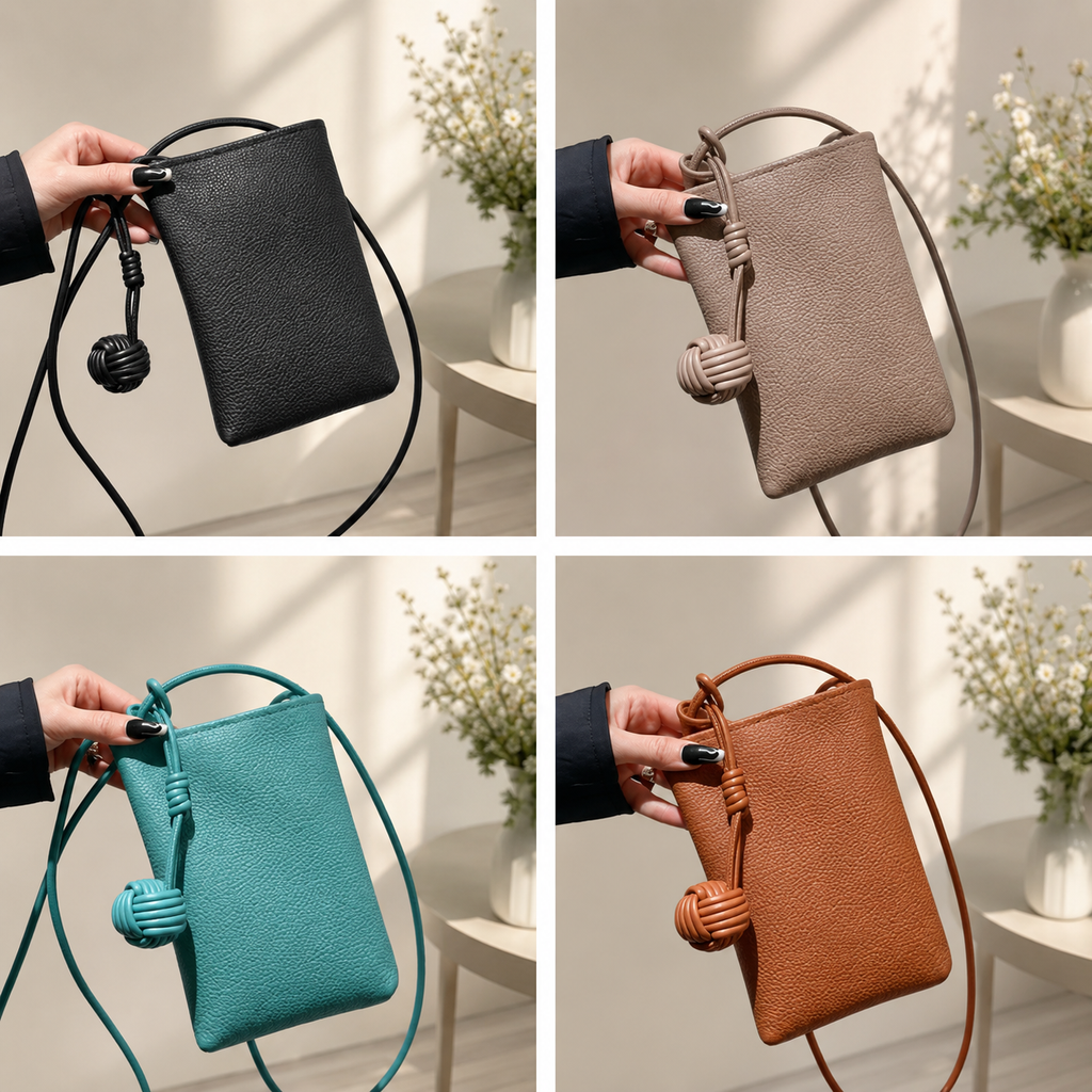 Women Leather Small Crossbody Bag