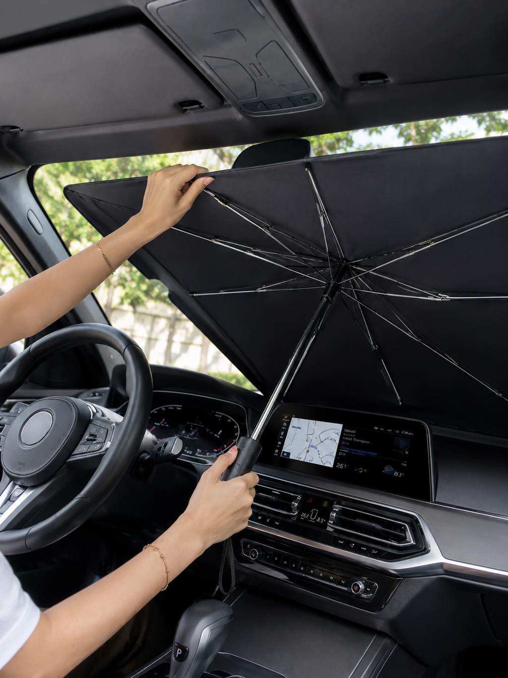 Foldable Windshield Sunshade-UV Protection Cover