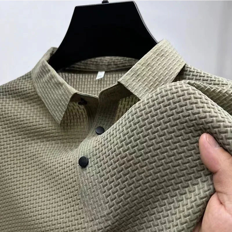 Men's Business Casual Short Sleeved